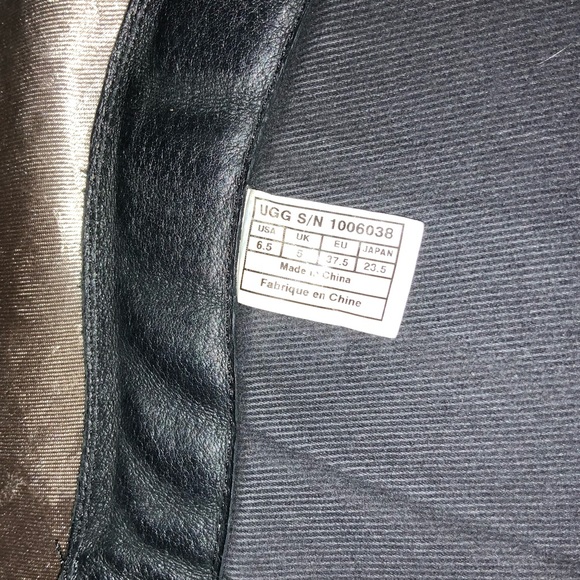 Women's UGG Tall Black Boots - Picture 8 of 9